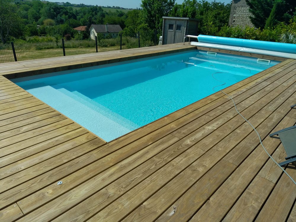 Pergola en bois autoportanteà la Roche Posay redim