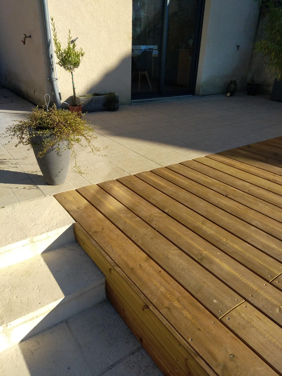 Pergola en bois autoportanteà la Roche Posay redim